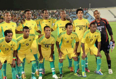 Ethiopian National Team (Photo: http://www.facebook.com/groups/254199647991428/?fref=ts)