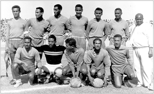 The winning Ethiopian team (Tekle Kidane is not in the picture)
