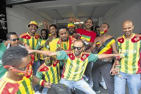 Ethiopian Soccer Fans