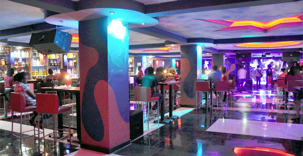 The interior of the new club, Yougovia, is spacious and painted with vibrant colors (Photo: AddisFortune.com)