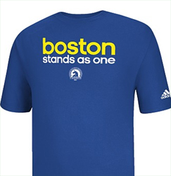 Adidas T-shirt for Boston Marathon Charity 