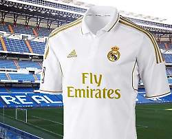 Read Madrid's Jersey with the Emirates logo (Image via blogspot.com)