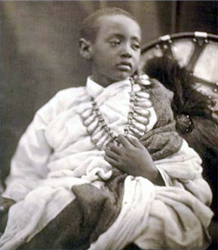 Prince Alemayehu Tewodros (Photo:  Julia Margaret Cameron.)