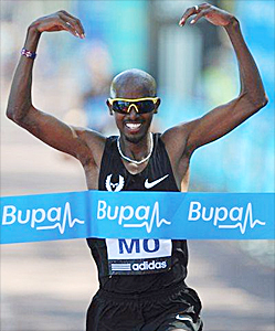 Mo Farah Bupa