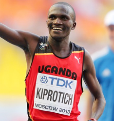 Olympic champion Stephen Kiprotich of Uganda wins menÃ¢â‚¬â„¢s marathon at World Championships