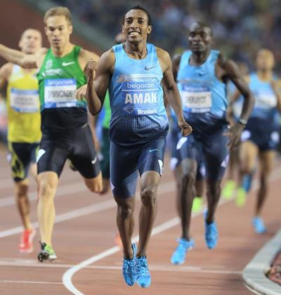 IAAF Diamond League: Mohammed Aman wins 800m race in world lead time