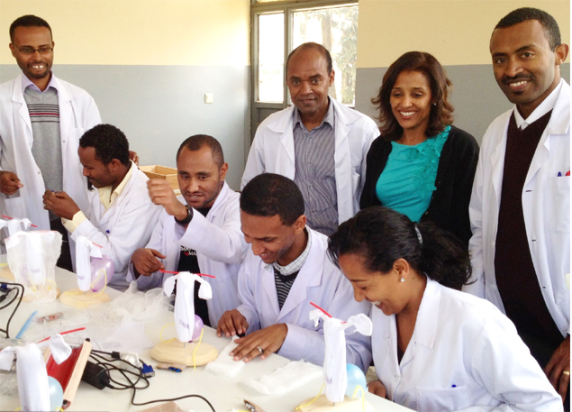Physicians participating in the OB-GYN training program. Image credit: Senait Fisseha
