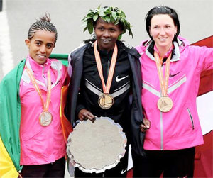 New York City Marathon: Decisive wins for Jeptoo and Mutai of Kenya