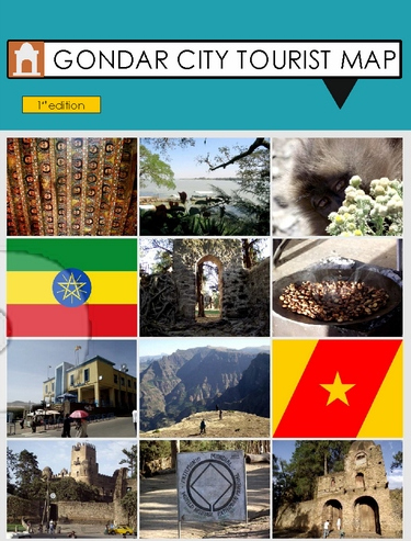 Gondar City Tourist Map (Credit: http://www.cartography.org.uk/)