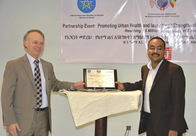 U.S. Government and Ethiopian Government launch Urban Health Program to reach 1.6 Million Households