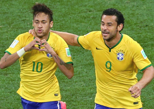 Neymar and Fred