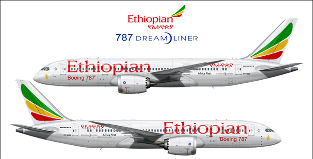 Ethiopian Airlines Boeing 787-860 Dreamliner  (Photo: Boeing.com) -