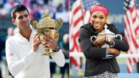 Novak Djokovic and Serena Williams (Photo: Paul Zimmer) - 