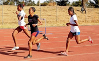 Ethiopian athletes are seen during training session at Trunesh Dibaba Sports Training Center in Arsi Zone, 180km southwest of Addis Ababa, Ethiopia on March 19, 2015. (Photo: Orhan Karslı - Anadolu Agency) -